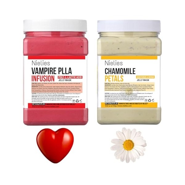 Vampire & Chamomile Patel Jelly Mask Set, Face Mask For