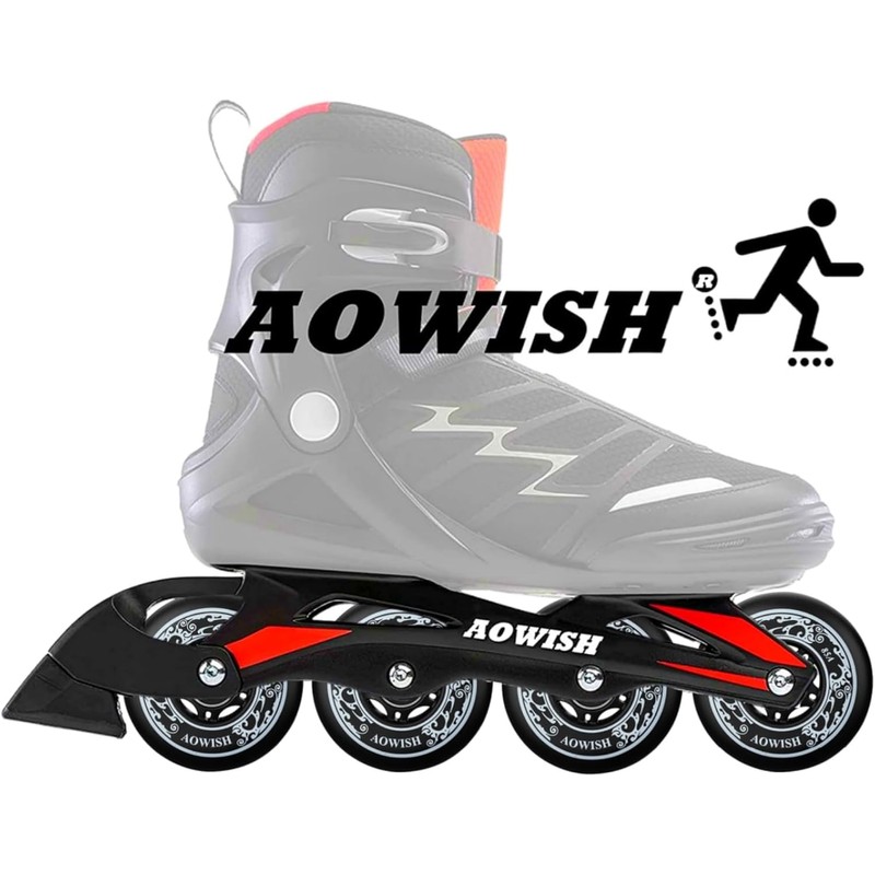 AOWISH 8-Pack Inline Skate Replacement Wheels 85A Outdoor Asphalt Formula