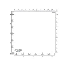 Silvershake 7mm Natural Round Shape Moonstone White Gold Plated 925 Sterling Silver Casual Solitaire Ring Size 10