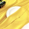 MEANMOY Yellow 210 GSM Water & Stain Resistant Round Tablecloth