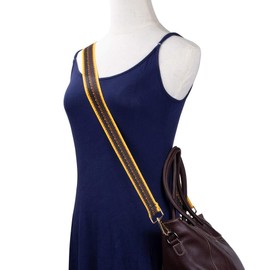 Correa cruzada para monederos de repuesto ajustable para guitarra, estilo multicolor, Wave, L