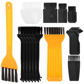 DECHOUS 48pcs Hair Clipper Cleaning Brushes Small Brushes for Precision Cleaning Hairdressing Barber Shops Portable for Fine Grooves Display Equipment