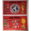 1 WORLD CUP FLAG + 1 COPA AMERICA FLAG FOR