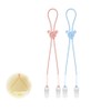 Kelain 2 Pack Bib Bib Clip Anti-Drop Strap