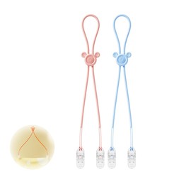 Kelain 2 Pack Bib Bib Clip Anti-Drop Strap