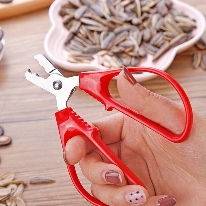 Nutcracker Nut Pistachio Sunflower Peeler Scissor Plier Stainless Steel Walnut