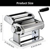 Pasta Maker, METLUCK Stainless Steel Pasta Machine Manual Roller Pasta