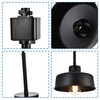 MELUCEE 3 Pack H Type Track Pendant Lighting Black Industrial