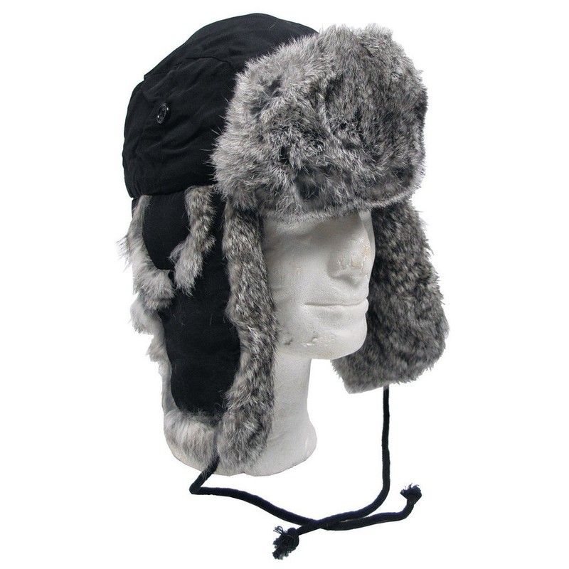 Max Fuchs Unisex Mutze-10861A Mutze, Schwarz, M