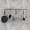 Celbon Transparent Shower Caddy Adhesive Hooks, 4-Pack, Strong Sticker Pads