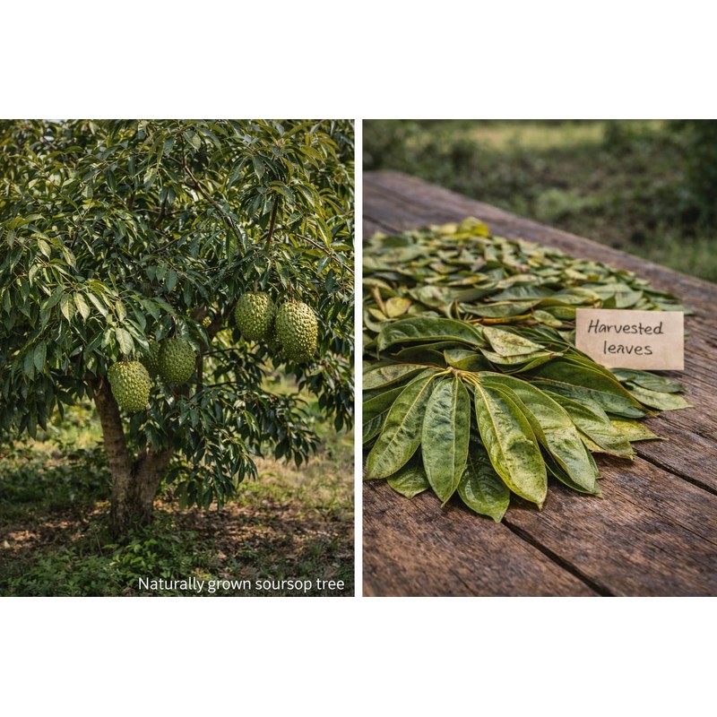 Wild Soursop Leaves – 100% Natural | Sun-Dried Herbal Tea