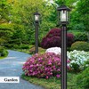 Solar Lamp Post Light, Solar Post Lights Outdoor, Waterproof Anti-Rust