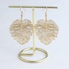 CENWA Monstera Gold Leaf Dangle Earrings (Leaf - Earrings CA)