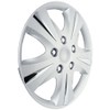 Custom Accessories 4-Pack 15" SGT-5 Wheel Covers, Replacement Hubcaps for