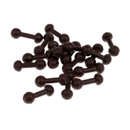 Torchwood Tackle 20 x Carp fishing Chod-Heli beads Brown UK Carp fishing Terminal tackle UK