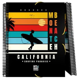 Grafoplás Folder made of plastic A4, flexible cover, spiral made of PVC, 30 polypropylene inserts, collection design Bits&Bobs pop up design, California, Maxiplas, perfect school material