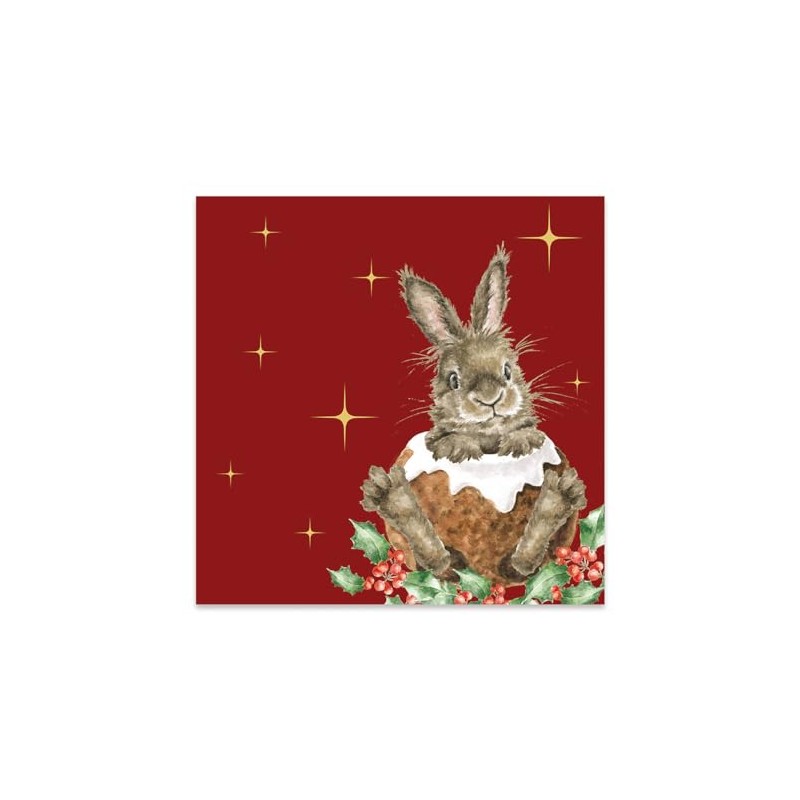 Wrendale Designs by Hannah Dale Merry Little Christmas' Rabbit Lunch