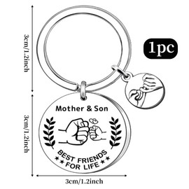 Mothers Day Gifts From Son,Happy Mothers Day,Mum Birthday Gifts From Son,For Brother Family Big Brother Gift From Brother Sister,I'Ll Always Be Your Little Boy You'Ll Always Be My World Keychain