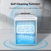 AGLUCKY Ice Makers Countertop with Self-Cleaning, 26lbs/24hrs, 9 Cubes Ready