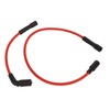 2 Pcs 8mm Spark Plug Wire Set Rubber Sparking Plug