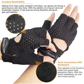 Hopedas Workout Gloves Weight Lifting Gym Gloves with Wrist Wrap Support for Men & Women ,Breathable Exercise Gloves Sports for Training,Fitness, Pull ups，Full Palm Protection，Latest 2021