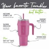 REDUCE 40oz Insulated Stainless Steel Tumbler with Straw Perfect for