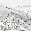 jinchan Black and White No Hook Shower Curtain Inky Herringbone