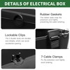 LARGE Heavy-Duty Outdoor Electrical IP54 Weatherproof Cord Connection Box 12x8x5