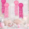 Hanging Jelly Fish Decoration, Pink Jellyfish Paper Lanterns - Jellyfish