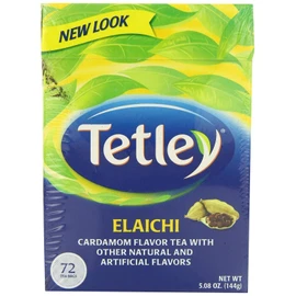 Tetley Tea, Elaichi, 72 Tea Bags