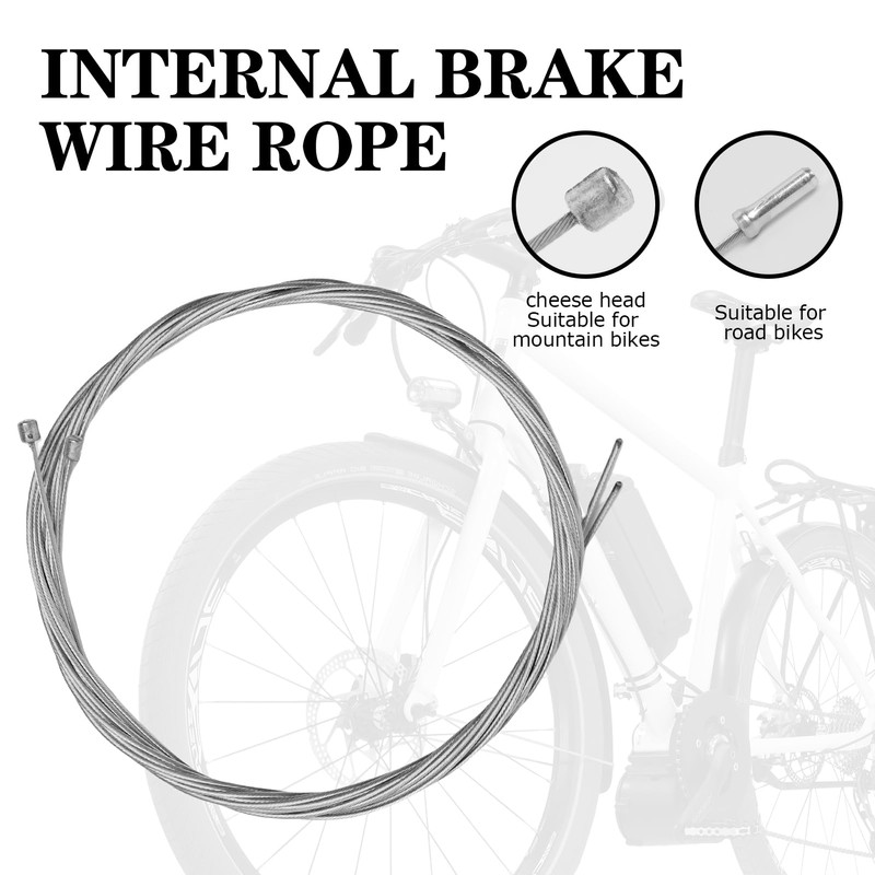 FunWorth Bicycle Brake Cable Kit, Stainless Steel, Bowden Cable Set