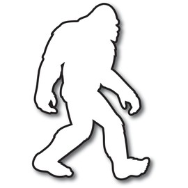 Bigfoot Sticker – Funny Sasquatch Vinyl Decals for Cars, Trucks, Laptops, Water Bottles & Campers – Waterproof & Weatherproof Outdoor Adventure Stickers for Cryptid & Hiking Lovers (Design 4)
