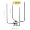 Meat Clips, Pack of 2 Meat Clips for Rotisserie Skewers,