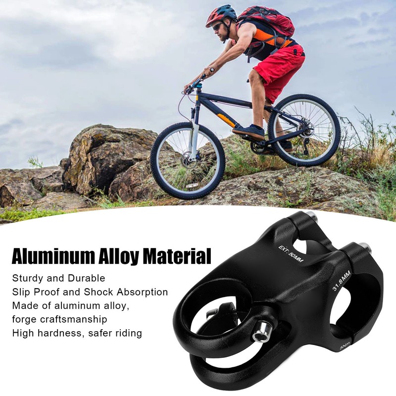31.8mm Handlebar Stem 15 Degree Adjustment Aluminum Alloy Light Weight