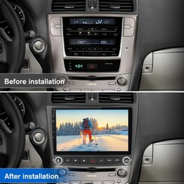 Vratzn Android 13 Car Radio Stereo for Lexus IS250 IS300 IS200 IS220 IS350 2005-2012 Wireless CarPlay Android Auto GPS Navigation 10 inch Touch Screen Bluetooth WiFi Unit Back Camera