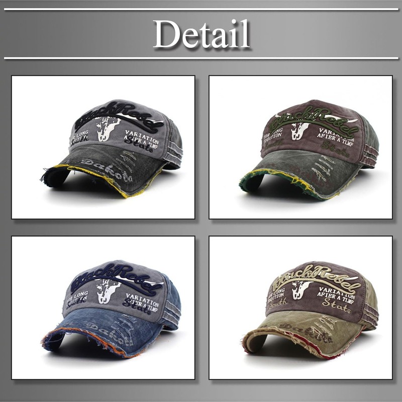 Buzz Select CAP276 Cap, Hat, Logo, Denim, Distressed Finish, Outdoors,