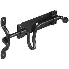 National Hardware N236-729 Stall and Gate Latch, 0, Black
