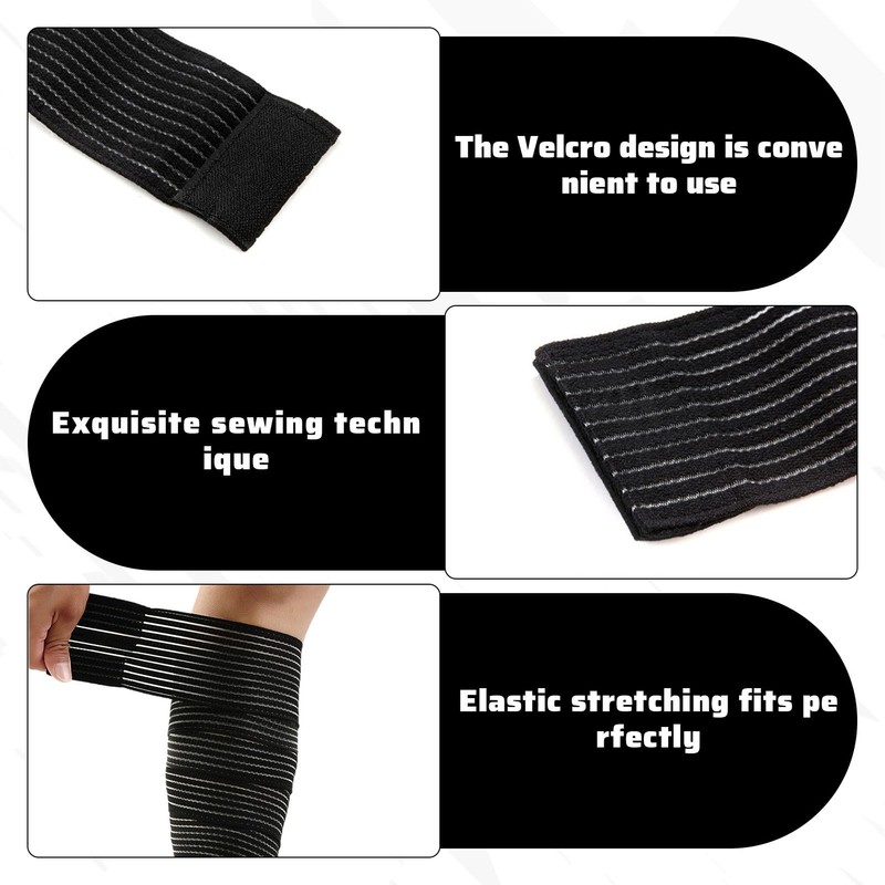 Calf Compression Bandage Sleeve Men,2 Pcs Highly Elastic Calf Support,