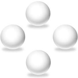 LYCTDD Cat Ball Toy Cat Track Balls Replacement Track Balls for Turbo Round Scratcher Toy (4 pcs), White