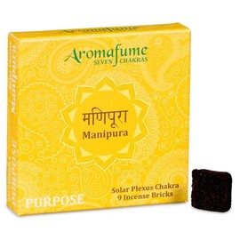 Yogabox Aromafume Chakra Incense Blocks, 3rd Chakra Solar Plexus Chakra (Manipura)