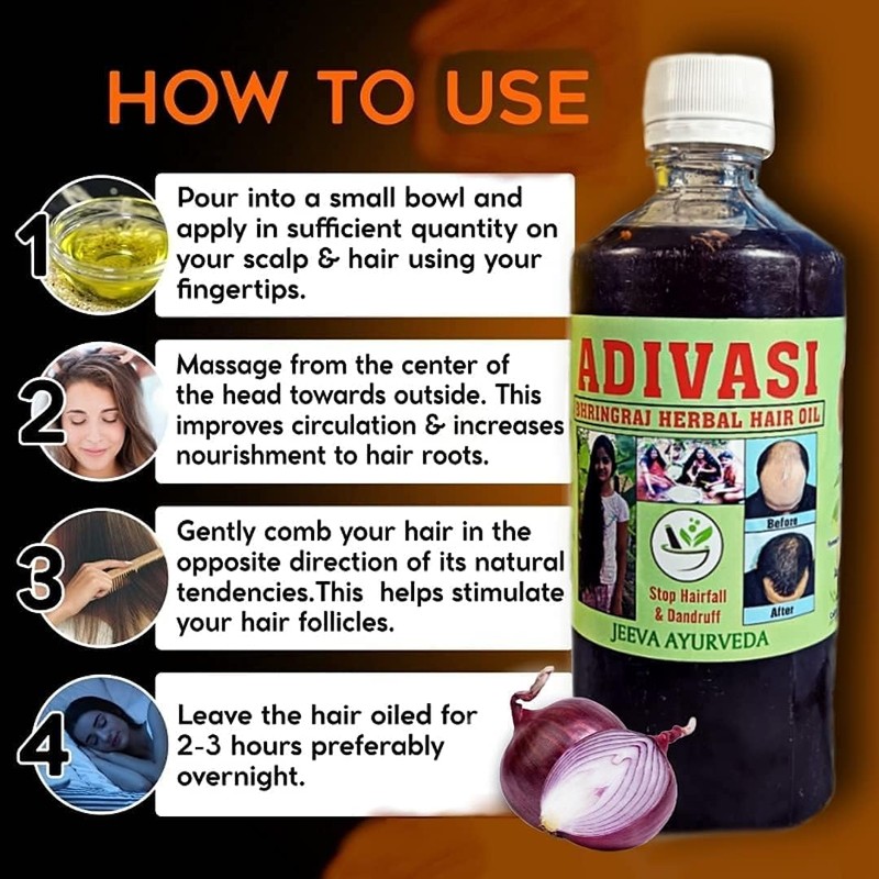 Generic Generic Bhringraj Herbal Hair Oil Nourishing Formula for Strong
