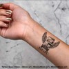 4 x 'Bus Life' Temporary Tattoos - Water Resistant, Skin-Safe,
