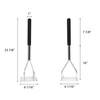 Thunder Group Potato Masher, 24-Inch, Chrome Plated