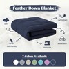 puredown® King Size Blanket for Bed, Ultra Soft Lightweight Down