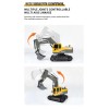 YBvaluebuy 2.4G 9/11CH RC Excavator Bulldozer Construction Toys Remote Control