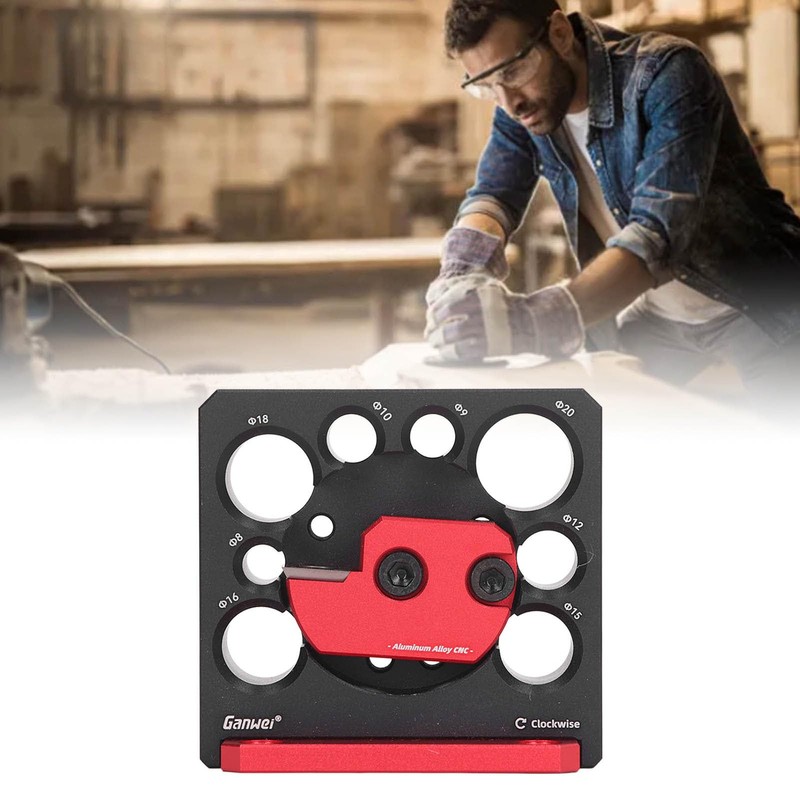 Round Bar Dowel Maker Jig 8 Hole Dowel Plate Dowel