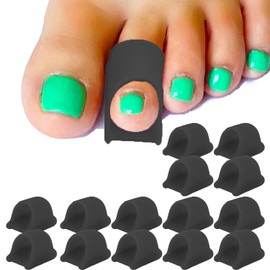 Skeerthy Gel Hammertoe Toe Splints for Hammer Toes,14 Pieces Soft Gel Toe Spacer - Realign Bent, Curled, Crooked, Claw, Hammer Toes for Men and Women