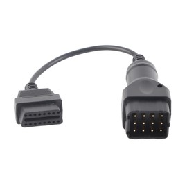 12 Pin to 16 Pin OBD2 Connector Cable OBDII Adapter Car Accessories
