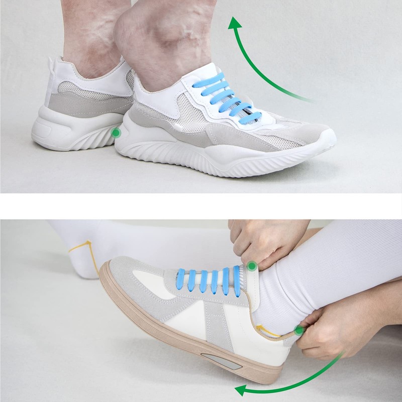 INMAKER No Tie Shoelaces, Pack of 2, Elastic Shoe Laces