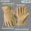 Wells Lamont Men's Thinsulate Deerskin Winter Gloves, Extra Large (1091),